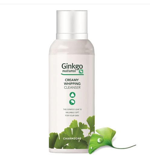 (One)Charmzone -  Ginkgo Natural Creamy Whipped Cleanser 150ML|| توفر طاقة نضرة وصحية في أعماق الجلد كما لو كانت تشبه الطبيعة