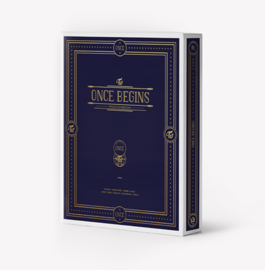 [Blu-Ray] TWICE - TWICE FANMEETING ONCE BEGINS BLU-RAY البوم توايس نسخه  بلو ري