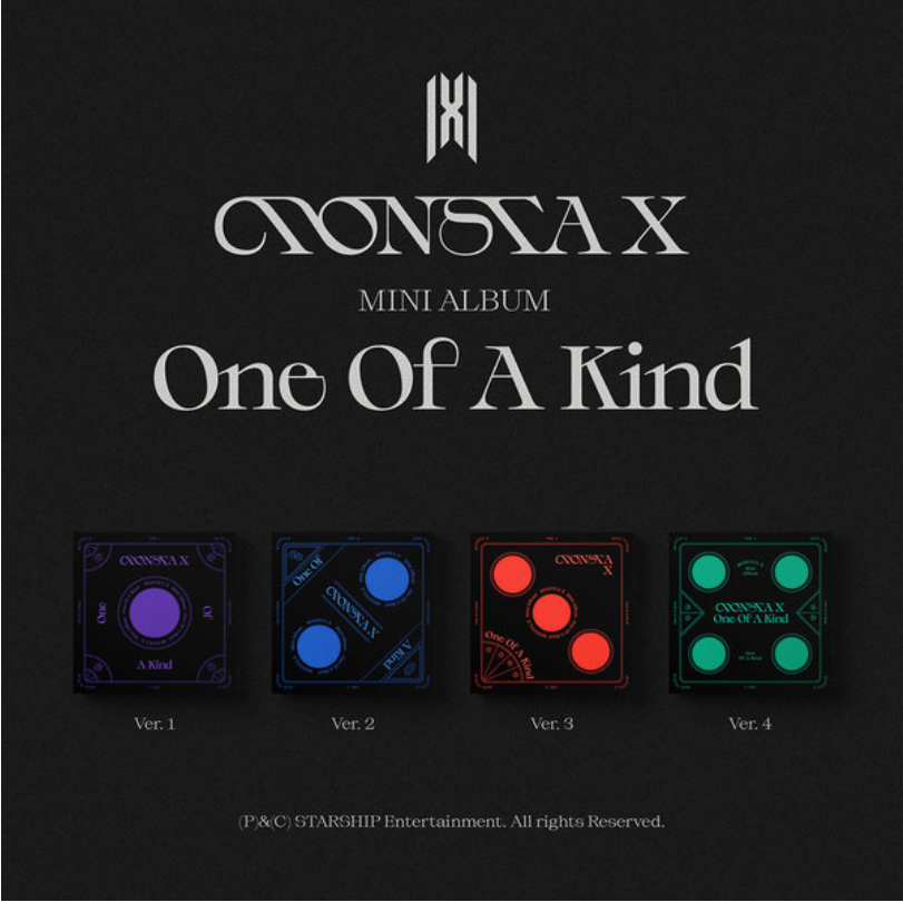 (One) MONSTA X - Mini Album ONE OF A KIND || البوم فرقة (مونستا إكس) اختر من اصل ( 4) 