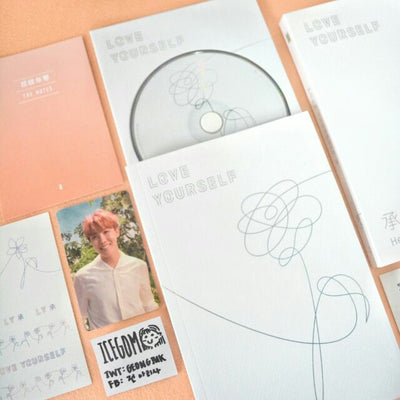 [BTS|بانتقان] تسليم فوري واحد - اختار الالبوم واحد من الاربعه مع بوستر  | (ONE) BTS Album - Love Yourself Her CHOOSE