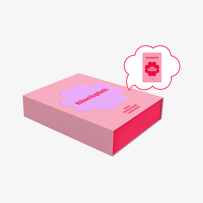 [Blackpink|بلاكبينك] البوم بلاك بينك تحيه الموسم 2 | (ONE) black pink - welcoming collection (package+Digital code card)