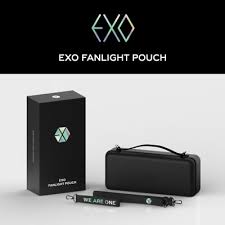 (تسليم فوري) - EXO  OFFICIAL FANLIGHT POUCH  ( when you buy Alone) -  شحن + توصيل + ضريبة = مجانا لدول الخليج حقيبه حفظ لايت اكسو وحملها سعر عند شرائه لوحده