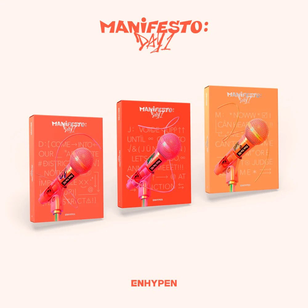 [ENHYPEN|انهايبن] (ONE) ENHYPEN - MANIFESTO : DAY 1 [Pre-Order]