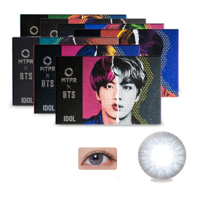 (One) BTS - IDOL MYSELF Blue Lensواو عدسات بي تي اس  بلو .... لمده شهر