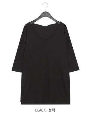 شيرت هيروين لقيلولتك ببلوزة للرقبة | (ONE) [SHIRT] Hiroin Napping U Neck Blouse