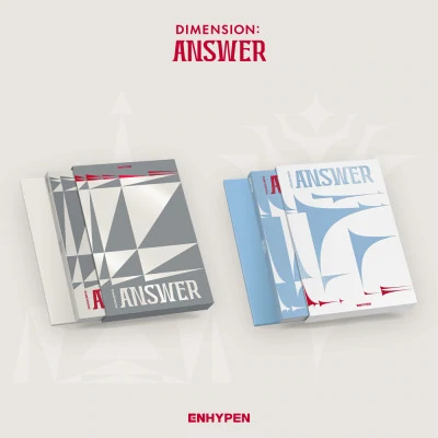 البوم  انهايبن ديمينشن انسر عدد اثنين اختار واحد راندوم | (ONE) ENHYPEN - DIMENSION  ANSWER Album 2 Types+Apple Special Gift (random)
