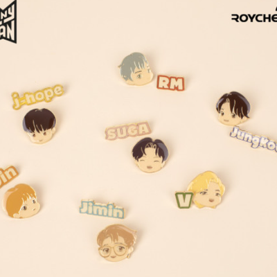 [BTS|بانتقان] واحد- بتس بروش علقها على حقيبتك او زين ملابسك بشخصيتك المحببه | (ONE) BTS - badge metal