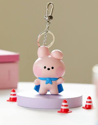 (ONE) BT21 Line Friends BT21-  Mini Mini Sound Figure Keyring