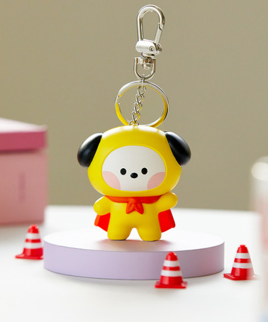 (ONE) BT21 Line Friends BT21-  Mini Mini Sound Figure Keyring