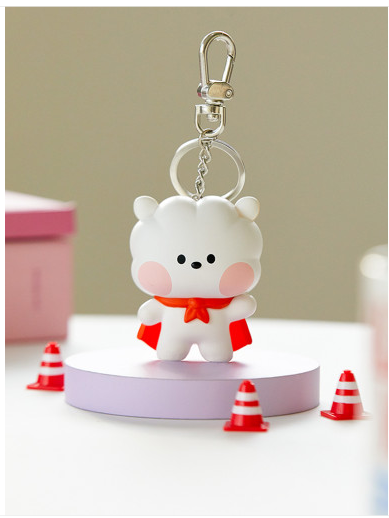 (ONE) BT21 Line Friends BT21-  Mini Mini Sound Figure Keyring